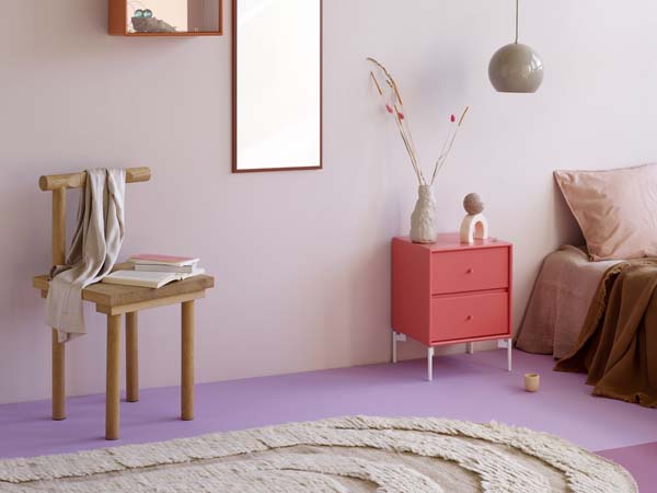 Desain Ruangan Warna Lilac