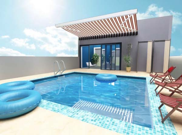 Model Kolam Renang Minimalis