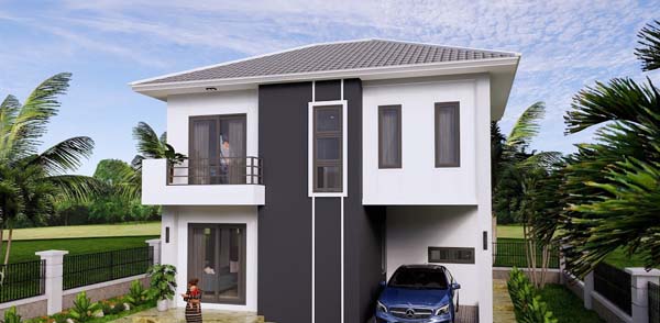 Model Rumah Minimalis 2 Lantai