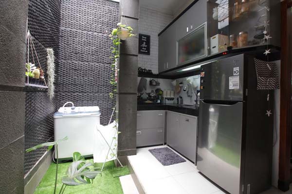 Desain Dapur Semi Outdoor