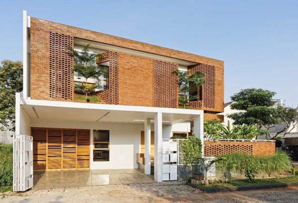 Desain Rumah Bata Merah Yang Elegan Dan Klasik