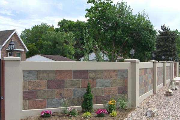pagar rumah beton sederhana