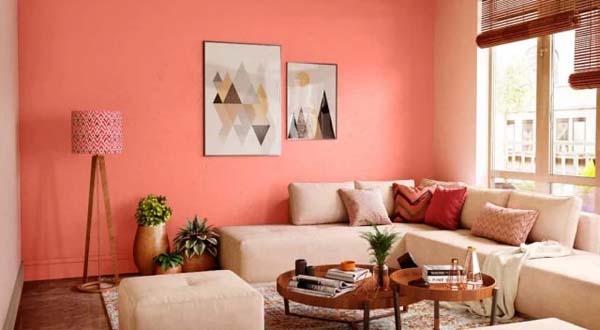 Warna Cat Peach Tua