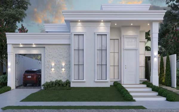 gambar rumah klasik modern