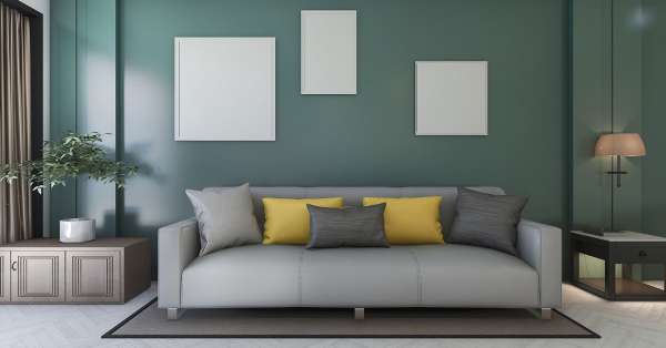 rumah warna hijau mint