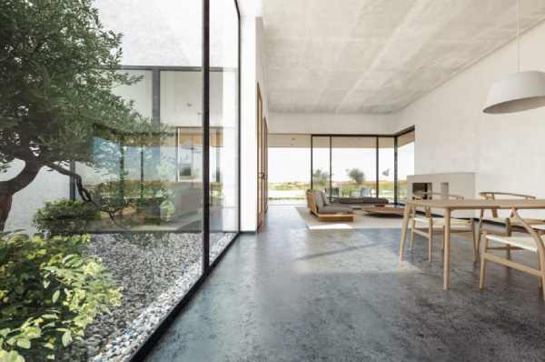 desain rumah open space minimalis