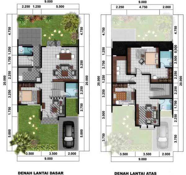 denah rumah type 90 (1)