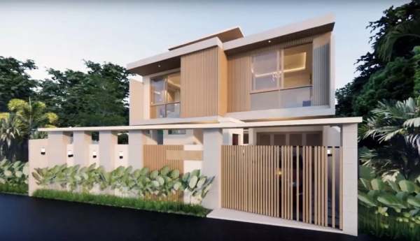 desain rumah 10x6 modern