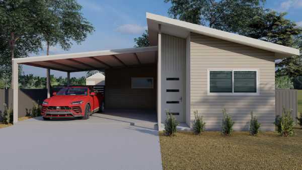 Desain Garasi Mobil Minimalis