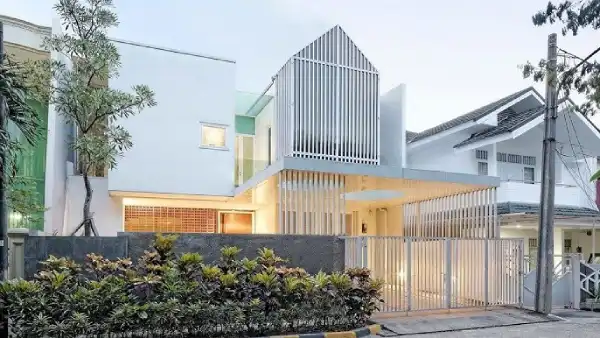 Model Fasad Rumah Minimalis 2 Lantai_ Modern dan Dinamis
