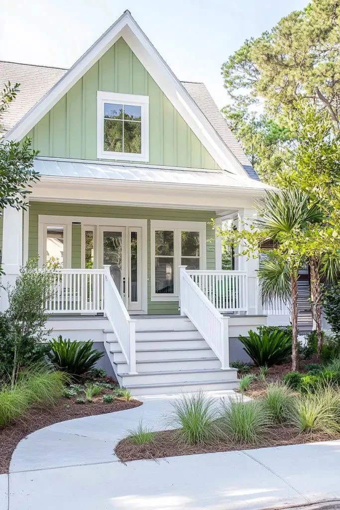 cat pastel hijau sage