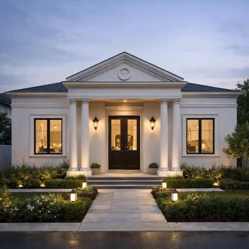 Desain Eksterior Rumah Klasik Minimalis