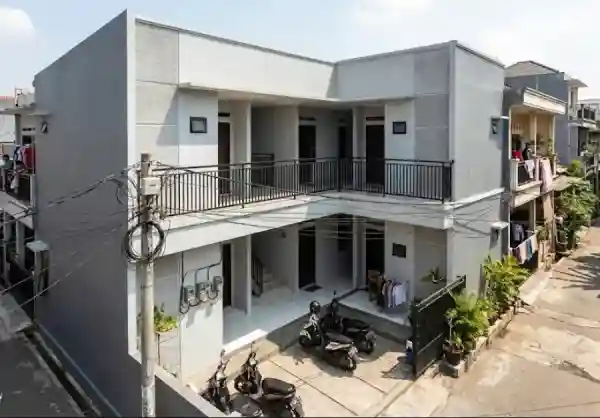 Desain Rumah Kost Minimalis 2 Lantai yang Efisien