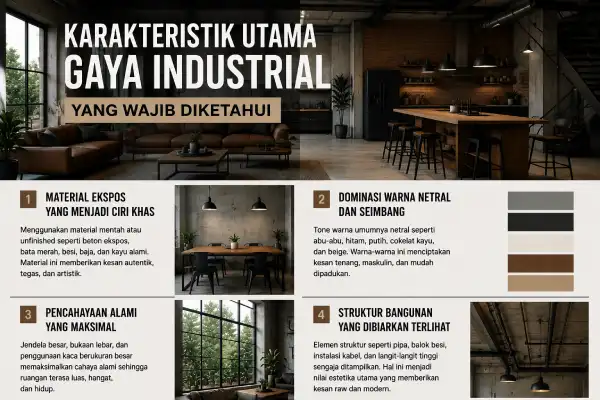 Apa Itu Desain Interior Industrial_