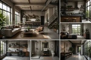 Desain Interior Industrial